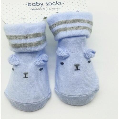 2021 Best Sale Cute Toddler Newborn Baby Comfortable Socks Boy Girl Soft Sole Anti-slip Socks Infant Holiday Gifts 0-6M
