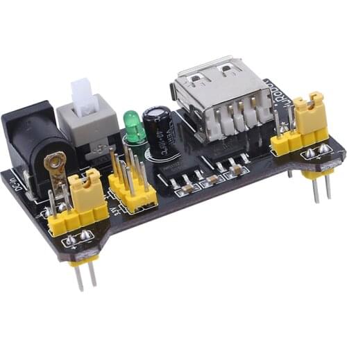 MB102 Breadboard Power Supply Module 3.3V 5V MB-102 Solderless Bread Board DIY 2015 New dedicated power module