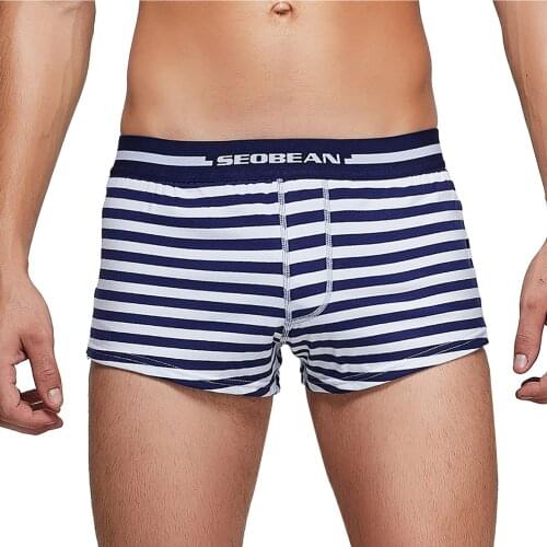 Mens Home Pants Classic Striped Pajama Pants Casual Printed Leggings Panties High-Quality Comfortable Boxers Shorts