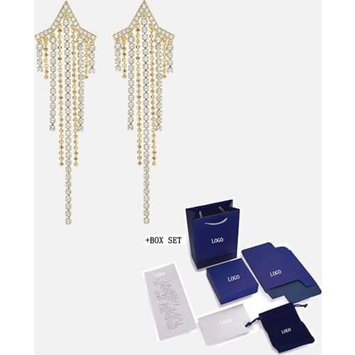 New FIT STAR Perforated Tassel Earrings Charming Spherical Chain Decoration WomenS Romantic Jewelry Gift