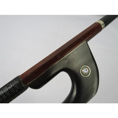 Profession Pernambuco Carbon fiber bass bow,copper mounted #9433