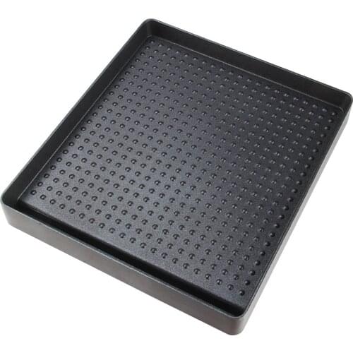 Korean BBQ Grill Pan Outdoor Barbecue Grill Pan Rectangle Non-Stick Grill Cookware BBQ Tray Outdoor Smokeless Barbecue Fitting