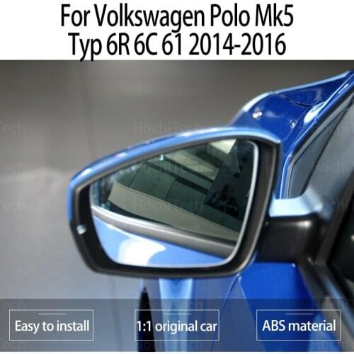 Rearview Wing Side View Mirror Glass for Volkswagen Polo Mk5 Typ 6R 6C 61 2014-2016 Left & Right Heated