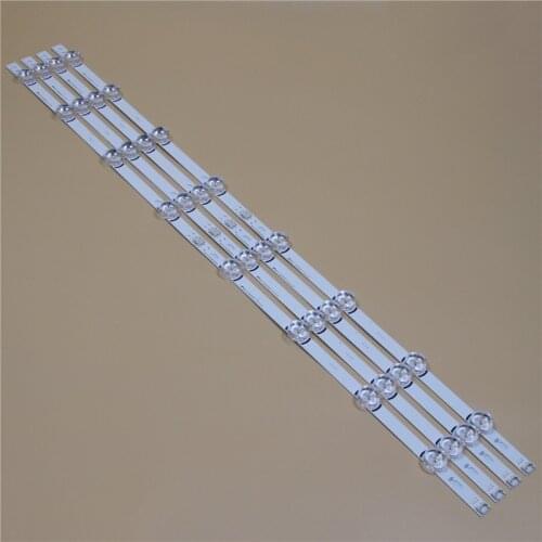 TV LED Light Bars For LG 42LB5700 42LB5800 42LB570B 42LB570U 42LB570V -ZB -ZK LED Backlight Strips Kit 8 LED Lamps Lens 8 Bands