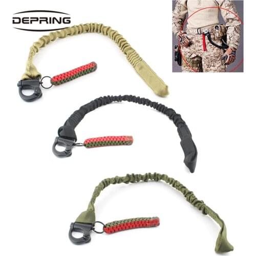 Tactical Military Molle Quick Release Rifle Sling Climbing Waist Safety Breakaway Rope Hunting Accessories