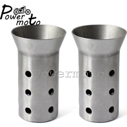 51MM Universal Motorcycle Exhaust Can Muffler Insert Baffle DB Killer Silencer Noise Sound Eliminat For Harley Cafe Racer