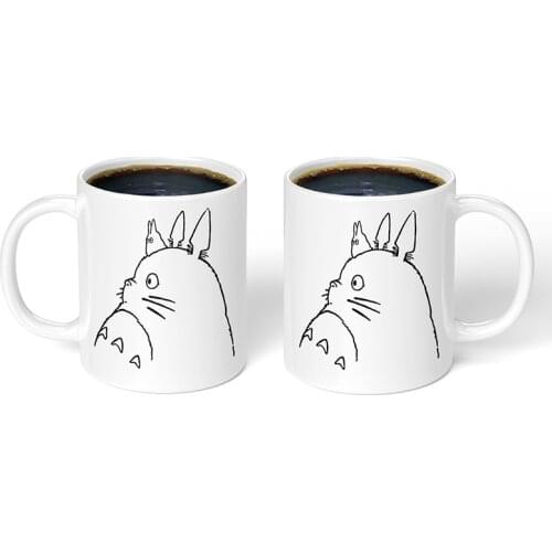 1Pcs New 350ml Cartoon Totoro Mug Morning Breakfast Milk Coffee Tea Cups Novelty Gift for Friends