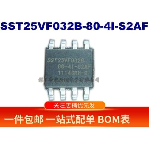 100% New&original SST25VF032B-80-4I-S2AF 32SPI SST In Stock