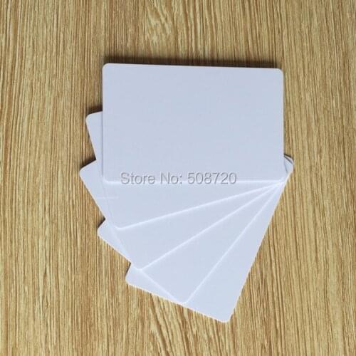 125KHz EM4100 Proximity Door Access Control Entry blank white rfid card