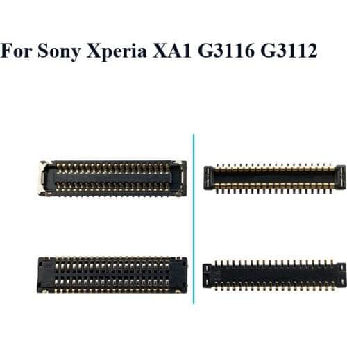 2pcs For Sony Xperia XA1 G3116 G3112 LCD display screen FPC connector For Sony Xperia X A1 logic on motherboard mainboard