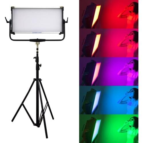 300W RGB Ligth DMX Control Yidoblo AI-3000C LED Studio Video Lamp Light Black 2800K-9990K Photography Lighting For Studio Video