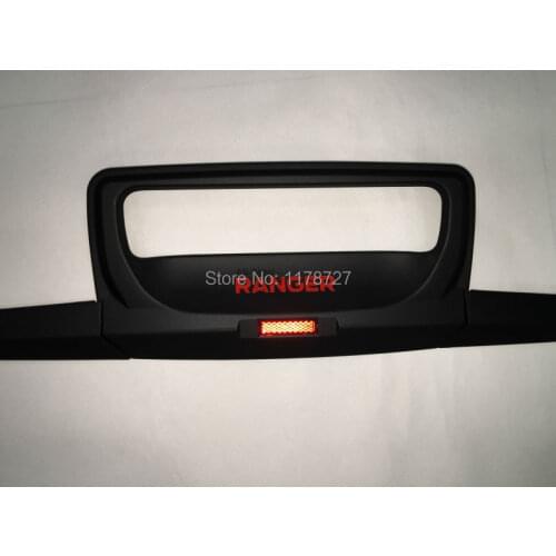 Free Shiping 2012-2017 RANGER Black Rear trunk lid ABS Back trunk lid back trim rear trim RANGER accessory accessories T6 T7