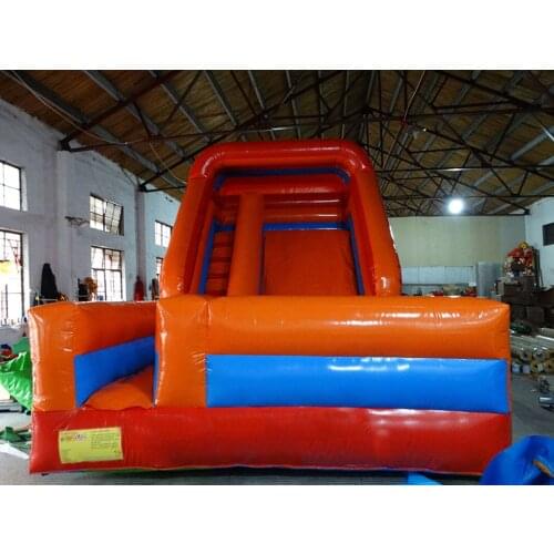 Free Air Blower offered Factory Customized PVC Mesh Brightly Colored Bouncy Castle Inflatable Bounce House With Slide Pool