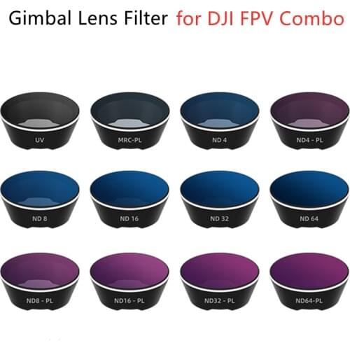For DJI FPV Combo UV CPL ND4/8/16/32 Lens Filter Drone Neutral Density Filters Kit Drone Quadcopter Gimbal Camera Accessories