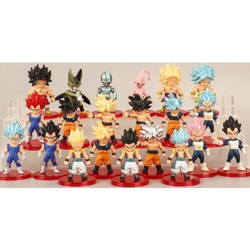 Dragon Ball Z Son Goku Vegeta Action Mini Figure Super Saiyan Figura Kids Gift Figurine Toys Gift 6-13CM