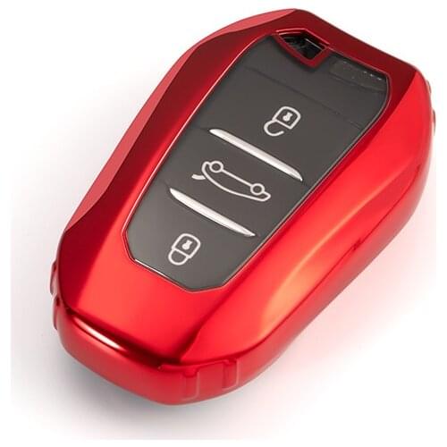 Soft TPU Car Remote Key Case Full Cover Holder Shell For Peugeot 2008 3008 5008 For Citroen C4 C6 C3-XR Picasso DS3 DS4 DS5 DS6