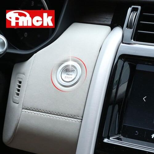 For Land Rover Range Rover Sport L494 Vogue L405 Evoque Velar Discovery 5 L462 Sport Car Accessories Engine Start Stop Ring Trim