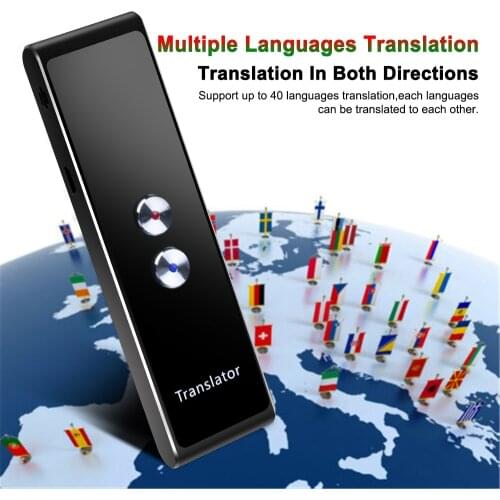 Portable Smart Voice Translator Real Time Multi-Language Speech Interactive Translator 3 in 1 voice Text Bluetooth Translator