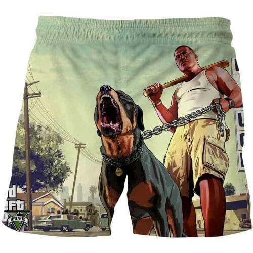 New Fashion Summer Children Shorts 3D Cartoon Game For Boys Short Toddler Panties Kids Beach Short Casual Sports Pants Baby Boys