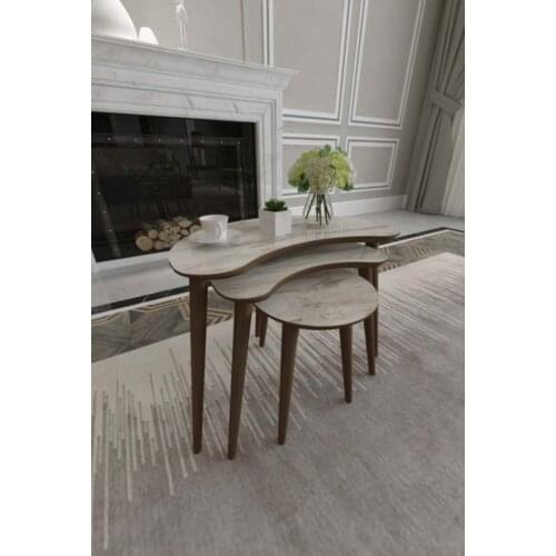 Modern Crescent Zigon coffee table Ephesus coffee tables table basse furniture living room table