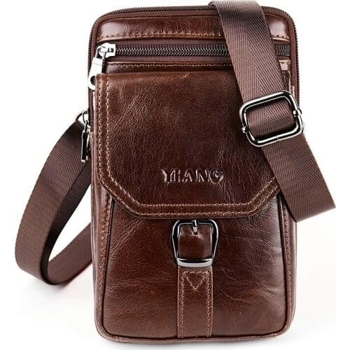Original Cow Leather Male Designer Casual Shoulder Messenger bag Cowhide Fashion Tote Crossbody Satchel bag For Men High Quality