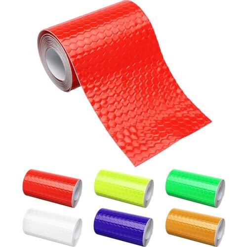 5cmx1m High Visibility Night Cycling Reflective Stickers Safety Warning Conspicuity Tape Film Sticker Strip Bicycle Accessories
