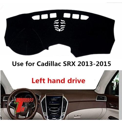 TAIJS Factory Sport Casual 3Colors Polyester Fibre Car Dashboard Cover For Cadillac SRX 2013 2014 2015 Left Hand Drive