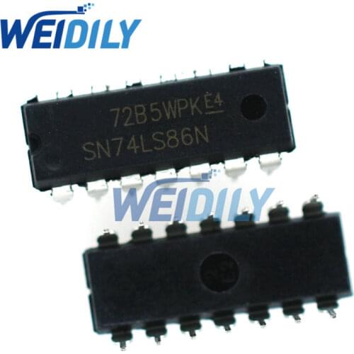 10PCS/LOT HD74LS86P DIP14 HD74LS86 DIP SN74LS86N 74LS86 DIP-14 New