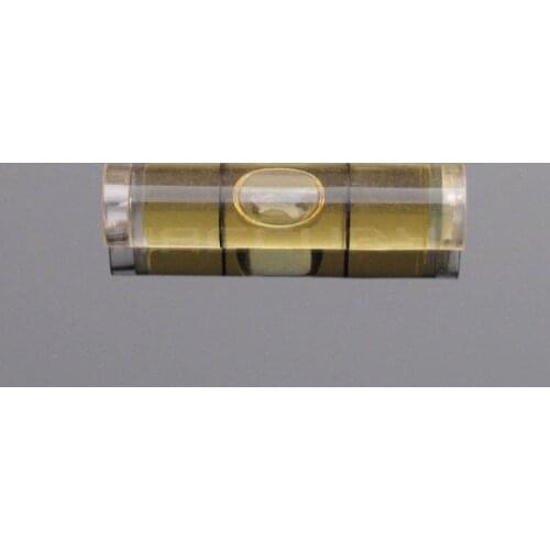 100 pieces/Lot) 9.5*40 mm Plastic tubular Bubble Level Yellow Blue Green Red Color water level tool Photo Frame Level