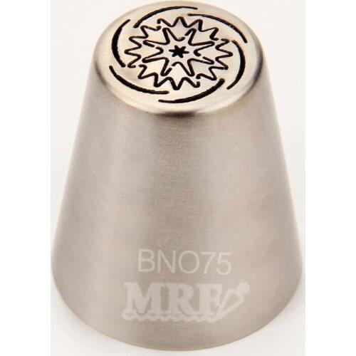 20pcs/lot)Free Shipping FDA High Quality Stainless Steel Cake Decorating Xlarge Russian Flower Nozzle #BNO75