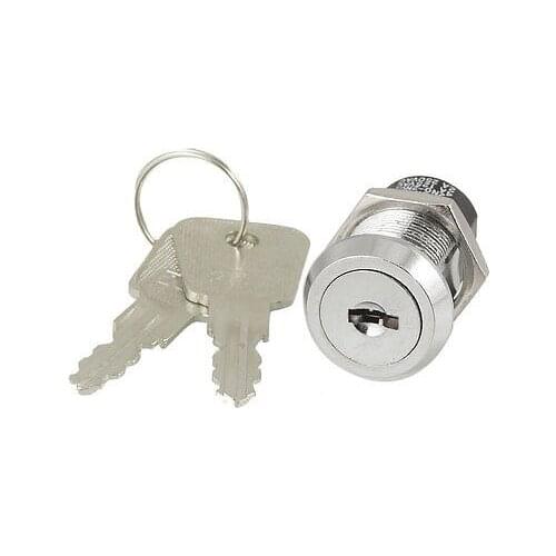 4A/125V 2A/250V AC 4 Terminals On Off Tubular Key Lock Switch