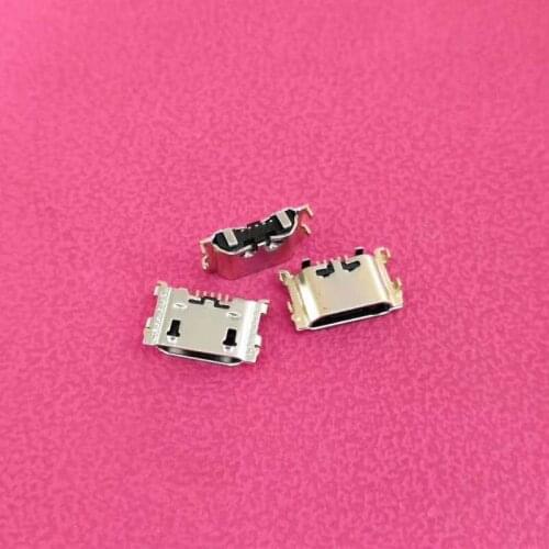 50pcs Micro USB Charging Port Jack socket charger Connector dock For LG K8 Plus K8+ For Realme C1 Realme 2 Pro / Oppo A3s / A5