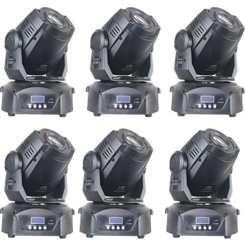 6pcs/lot 90W LED Moving Head Spot Stage Lighting 16 DMX Channel Hi-Quality Hot Sales 90W Prism Led Moving Light New Design