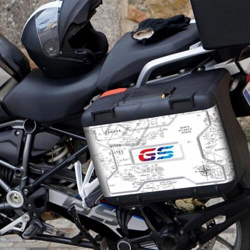 For BMW Vario 2004-2012 R1200GS R1250GS Motorcycle Saddlebag Side box Decoration Stickers Decals Protective sticker
