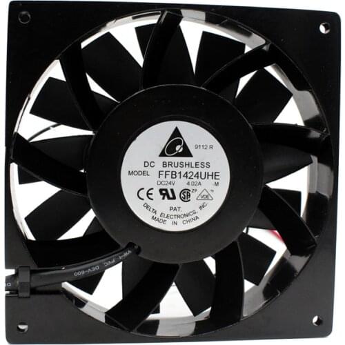 FFB1424UHE Delta 14038 24V 4.02A 14cm / CM Super Large Air Cooling Fan