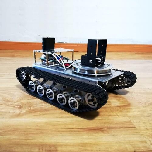 Tracked Chassis STM32 Control Shock Absorber Tank Smart Car Robot ROS