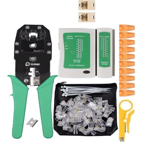 Multi-Function3-Purpose Network Clamp Wire Plier Crystal Head Wire Stripping Knife Cable Clamp Tool Crimping Tools Wire Tool Set