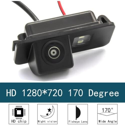 For Ford Focus 2 Hatchback 2008~2011/ Mondeo MK4 MK5 2007-2017 HD 1280*720 Fisheye 170 Degree Car Reversing Rear View Camera