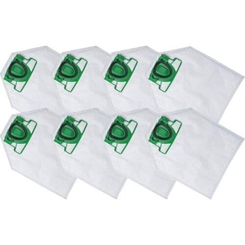 8 Pieces Spare Parts Dust Bags Vacuum Cleaner Bags For Vorwerk Kobold VK200 FP200 Vacuum Cleaner Accessories