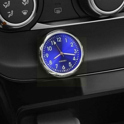 Mini Quartz Pocket Small Luminous Analog Watch Stick Interior Clip Air Bike For Car Car Clock Watch On Styling Boat Clock M6W7