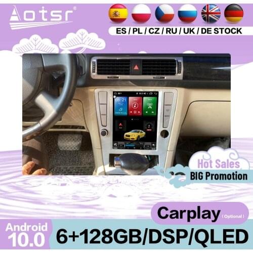 128G Tesla Screen Multimedia Stereo Android 11 Player For Volkswagen Passat B7 2009 2010 2011 GPS Navi Car Auto Radio Head Unit