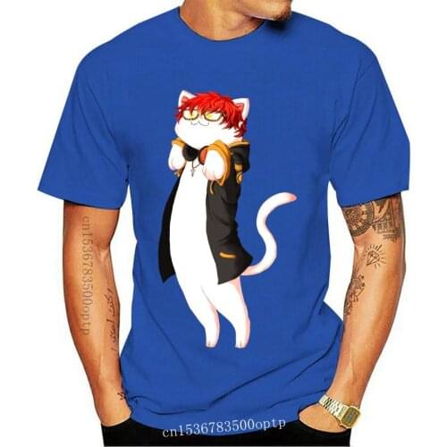 New Mens Long 707 T Shirt Mystic Messenger MM BG Otome Game Cotton Clothes Awesome Short Sleeve Harajuku Tee Shirt T-Shirt