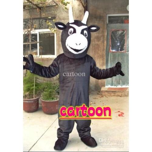 New Black goat mascot costume Halloween cosplay Adult Advertising foam costumes free shipping