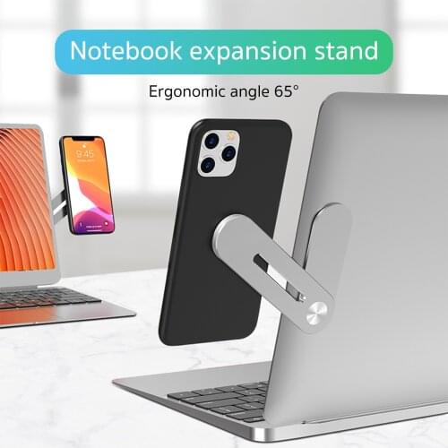COTEetCi Metal Mobile Phone Stand Desktop Lazy Live Laptop Extensible Folding Telescopic Magnetosuction artifact Portable