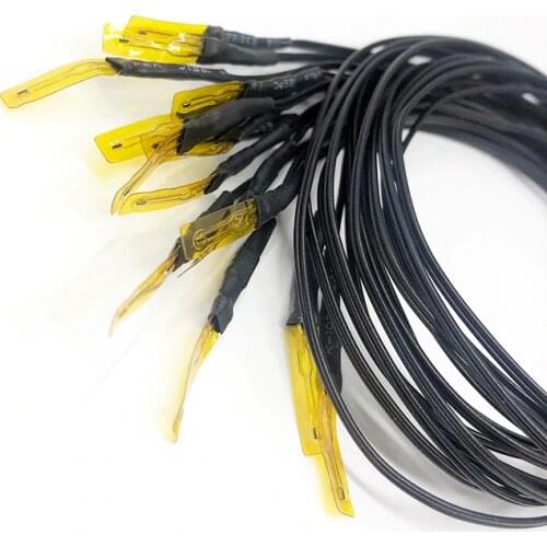 1PC Thin film thermistor 3435 10K ohm ntc 10k NTC sensor 1% 0.5M 3435 thermistor PVC cable for 3D print