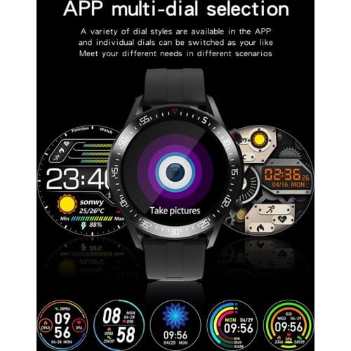 Smart Watch Magnetic Charging Full Touch Screen Pedometer Oxygen Detection Heart Rate Monitor IP68 Waterproof Smartwatch
