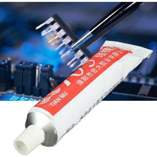 Waterproof 705 High Temperature Clear Silicone Rubber Electronic Adhesive Metal Glue Sealant Insulating Glass Q2S3