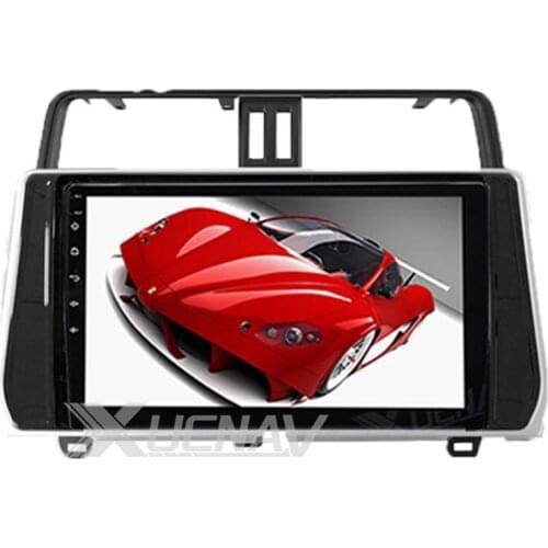 2Din Car Radio Player Stereo receiver Car DVD Frame Audio Fitting Adaptor Dash Trim Kits Facia Panel For Toyota PRADO 2018