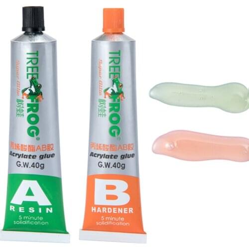 40g High Performance AB Glue Car Moto Bonding Repair Special Adhesive Acrylic Grease AB Adhesive Car Repair Tool