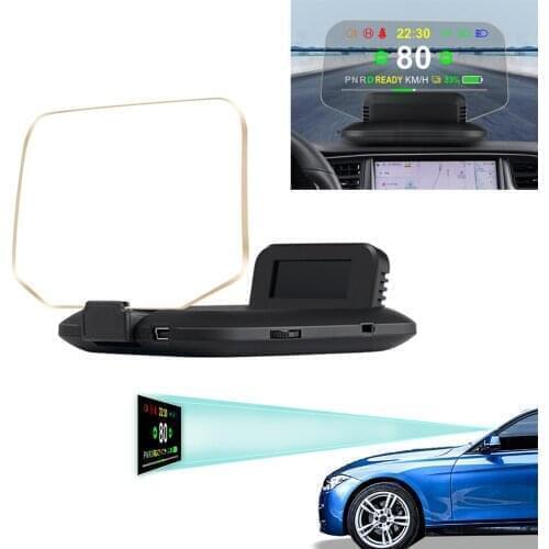 Car Head Up Display OBD Speedometer Gauge Battery Power Display For Tesla Model 3 2017 2018 2019 2020 2021